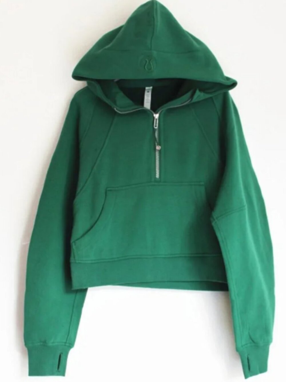 Lululemon Scuba Oversized Half Zip Hoodie Kelly Green KLLG